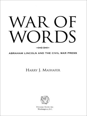 cover image of War of Words